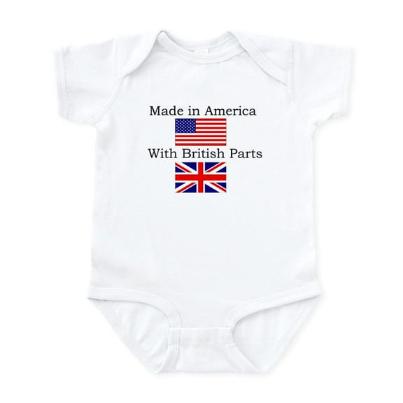 CafePress - Made Body Suit - Baby Light Bodysuit, Size Newborn - 24 Months