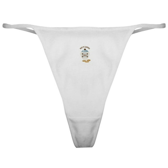 CafePress - Made By Grandma Cookies Classic Thong - Women's Novelty Thong Panties Underwear