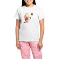 thumbnail image 1 of CafePress - Made For Each Other Cookies And Milk Pajamas - Women's Short Sleeve Print T-Shirt and Pants Light Cotton Pajama Set, 1 of 7