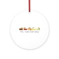 thumbnail image 1 of CafePress - Made Fresh Daily! -  Round Wood Ornament 4", 1 of 2