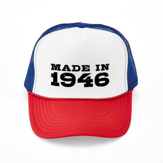CafePress - Made In 1946 - Adjustable Unisex Printed Trucker Hat with Mesh Back