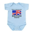 thumbnail image 1 of CafePress - Made In America With British Parts Body Suit - Baby Light Bodysuit, Size Newborn - 24 Months, 1 of 4