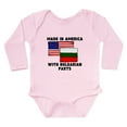thumbnail image 1 of CafePress - Made In America With Bulgarian Parts Body Suit - Long Sleeve Cotton Baby Bodysuit, 1 of 4