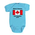 thumbnail image 1 of CafePress - Made In America With Canadian Parts Body Suit - Cute Infant Bodysuit Baby Romper - Size Newborn - 24 Months, 1 of 3