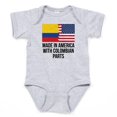 thumbnail image 1 of CafePress - Made In America With Colombian Parts Body Suit - Cute Infant Bodysuit Baby Romper - Size Newborn - 24 Months, 1 of 3