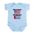 thumbnail image 1 of CafePress - Made In America With Cuban Parts Body Suit - Baby Light Bodysuit, Size Newborn - 24 Months, 1 of 4