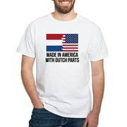 CafePress - Made In America With Dutch Parts T Shirt - Men's Classic T-Shirts