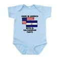 thumbnail image 1 of CafePress - Made In America With El Salvadorian Parts Body Sui - Baby Light Bodysuit, Size Newborn - 24 Months, 1 of 4