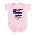 thumbnail image 1 of CafePress - Made In America With El Salvadorian Parts Body Sui - Baby Light Bodysuit, Size Newborn - 24 Months, 1 of 4