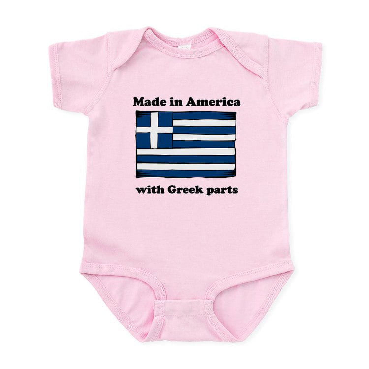 CafePress Made In America With Swedish Parts Baby Bodysuit - Cute Infant Romper Onesie