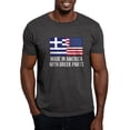 thumbnail image 1 of CafePress - Made In America With Greek Parts T Shirt - Men's Classic Graphic Cotton T-Shirt, 1 of 4