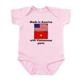 thumbnail image 1 of CafePress - Made In America With Vietnamese Parts Body Suit - Baby Light Bodysuit, Size Newborn - 24 Months, 1 of 4