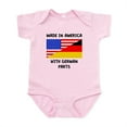 thumbnail image 1 of CafePress - Made In American With German Parts Body Suit - Baby Light Bodysuit, Size Newborn - 24 Months, 1 of 4