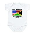 thumbnail image 1 of CafePress - Made In American With Jamaican Parts Body Suit - Baby Light Bodysuit, Size Newborn - 24 Months, 1 of 4