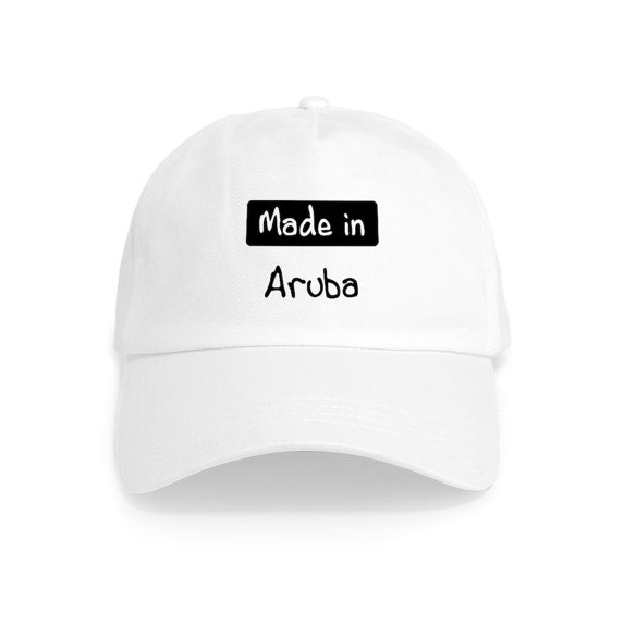 CafePress - Made In Aruba Cap - Adjustable 100% Brushed Unisex Casual Cotton Baseball Cap, Beige, 1
