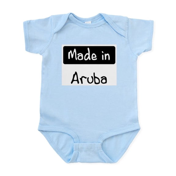 CafePress - Made In Aruba Infant Bodysuit - Baby Light Bodysuit, Size Newborn - 24 Months