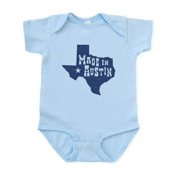 CafePress - Made In Austin Infant Bodysuit - Baby Light Bodysuit, Size Newborn - 24 Months