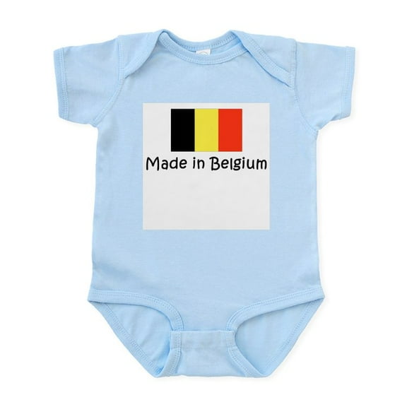 CafePress - Made In Belgium Infant Bodysuit - Baby Light Bodysuit, Size Newborn - 24 Months