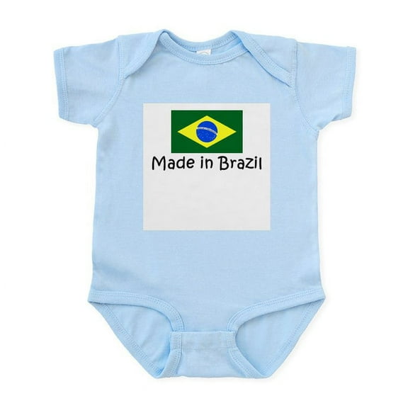 CafePress - Made In Brazil Infant Bodysuit - Baby Light Bodysuit, Size Newborn - 24 Months