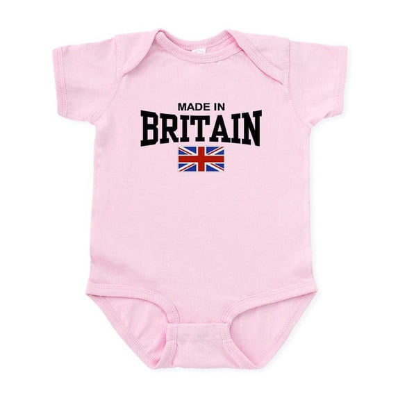 CafePress - Made In Britain Infant Bodysuit - Baby Light Bodysuit, Size Newborn - 24 Months