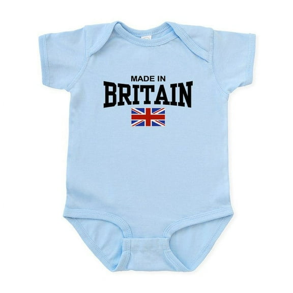 CafePress - Made In Britain Infant Bodysuit - Baby Light Bodysuit, Size Newborn - 24 Months