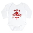 thumbnail image 1 of CafePress - Made In Canada Body Suit - Long Sleeve Cotton Baby Bodysuit, 1 of 4