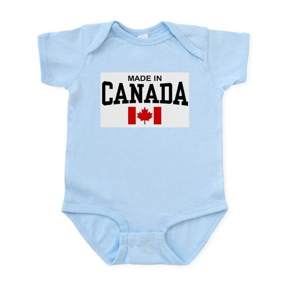 CafePress - Made In Canada Infant Bodysuit - Baby Light Bodysuit, Size Newborn - 24 Months