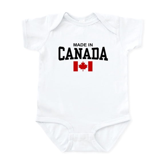 CafePress - Made In Canada Infant Bodysuit - Baby Light Bodysuit, Size Newborn - 24 Months