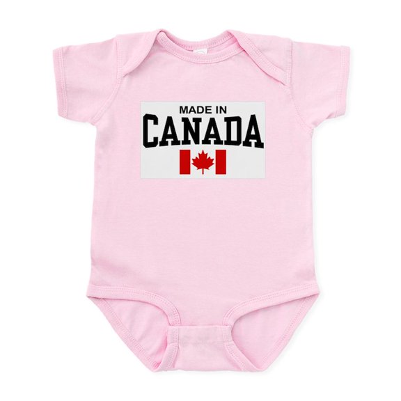 CafePress - Made In Canada Infant Bodysuit - Baby Light Bodysuit, Size Newborn - 24 Months