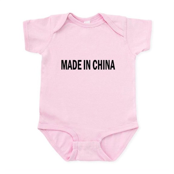CafePress - Made In China Infant Bodysuit - Baby Light Bodysuit, Size Newborn - 24 Months
