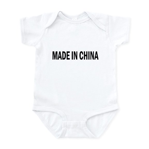 CafePress - Made In China Infant Bodysuit - Baby Light Bodysuit, Size Newborn - 24 Months