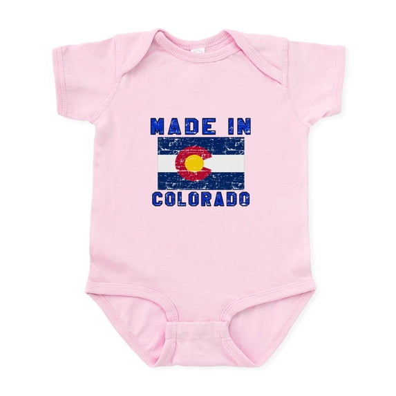 CafePress - Made In Colorado Infant Bodysuit - Baby Light Bodysuit, Size Newborn - 24 Months