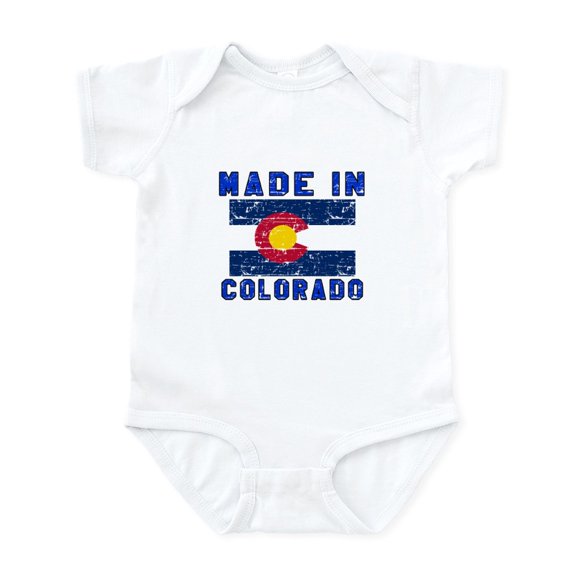 CafePress - Made In Colorado Infant Bodysuit - Baby Light Bodysuit, Size Newborn - 24 Months