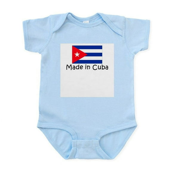 CafePress - Made In Cuba Infant Bodysuit - Baby Light Bodysuit, Size Newborn - 24 Months