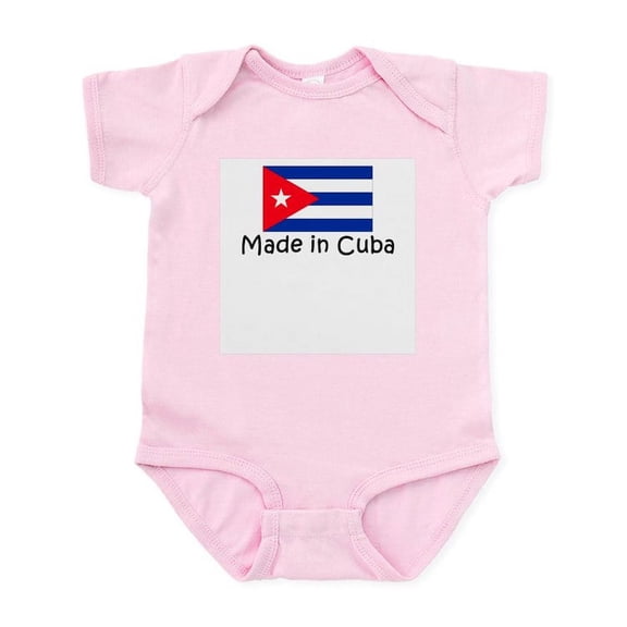 CafePress - Made In Cuba Infant Bodysuit - Baby Light Bodysuit, Size Newborn - 24 Months