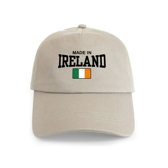 CafePress - Made In Ireland Cap - Adjustable 100% Brushed Unisex Casual Cotton Baseball Cap, Beige, 1