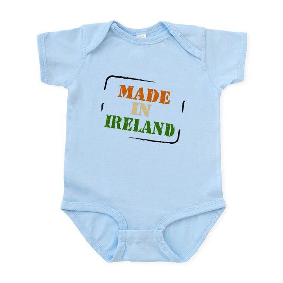 CafePress - Made In Ireland Infant Bodysuit - Baby Light Bodysuit, Size Newborn - 24 Months