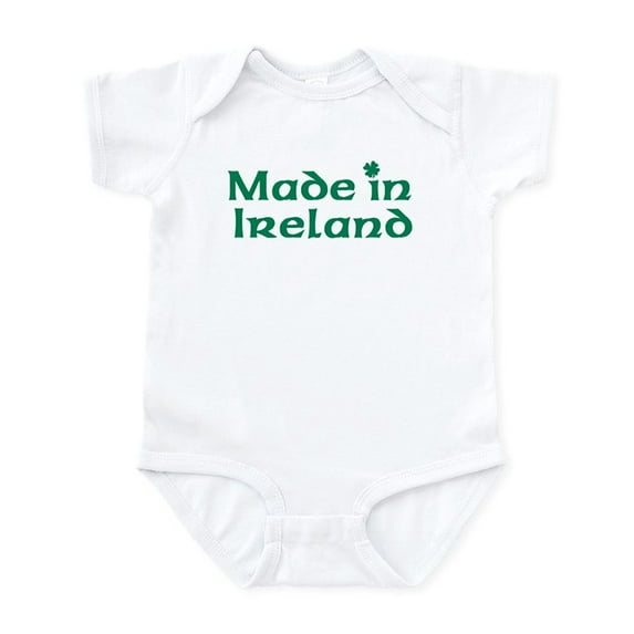 CafePress - Made In Ireland Infant Bodysuit - Baby Light Bodysuit, Size Newborn - 24 Months