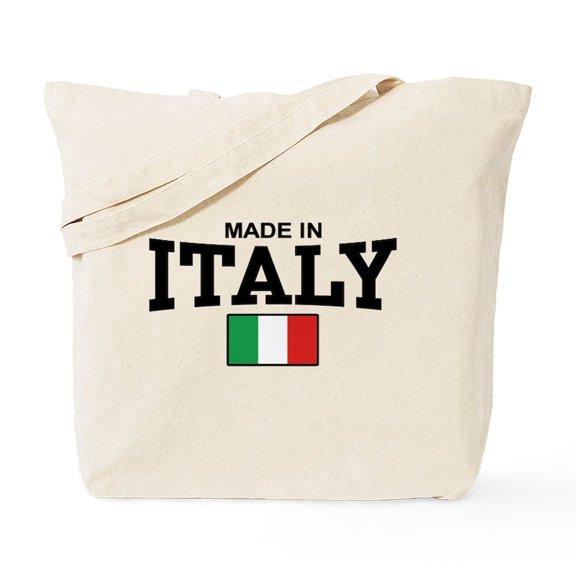CafePress - Made In Italy Tote Bag - Unisex Canvas Tote Bag, Beige, 1-Piece