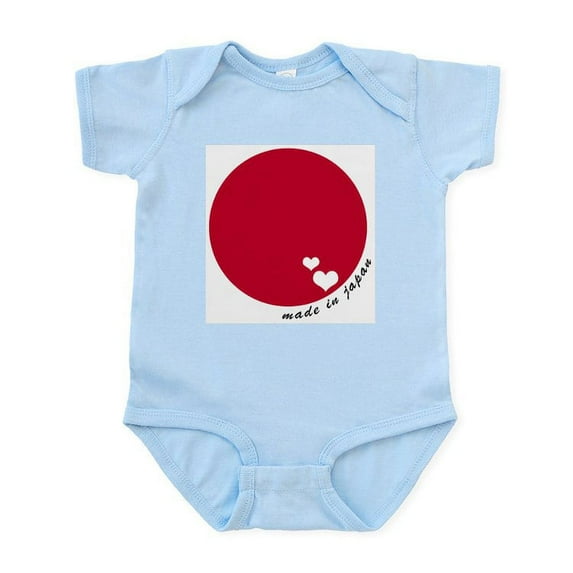 CafePress - Made In Japan With LOVE Body Suit - Baby Light Bodysuit, Size Newborn - 24 Months