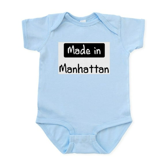 CafePress - Made In Manhattan Infant Bodysuit - Baby Light Bodysuit, Size Newborn - 24 Months