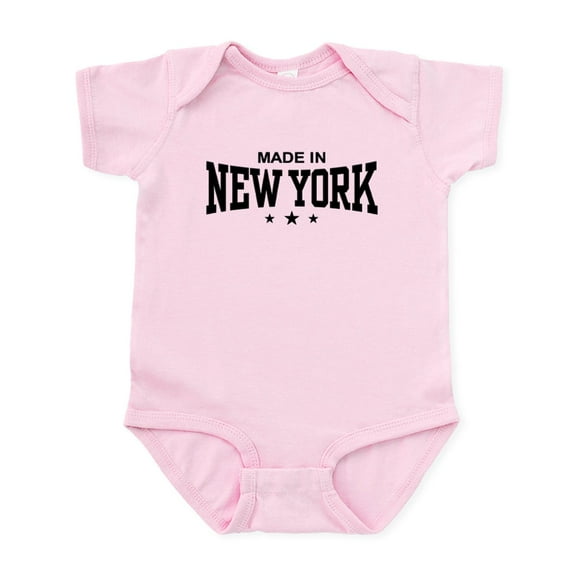 CafePress - Made In New York Infant Bodysuit - Baby Light Bodysuit, Size Newborn - 24 Months