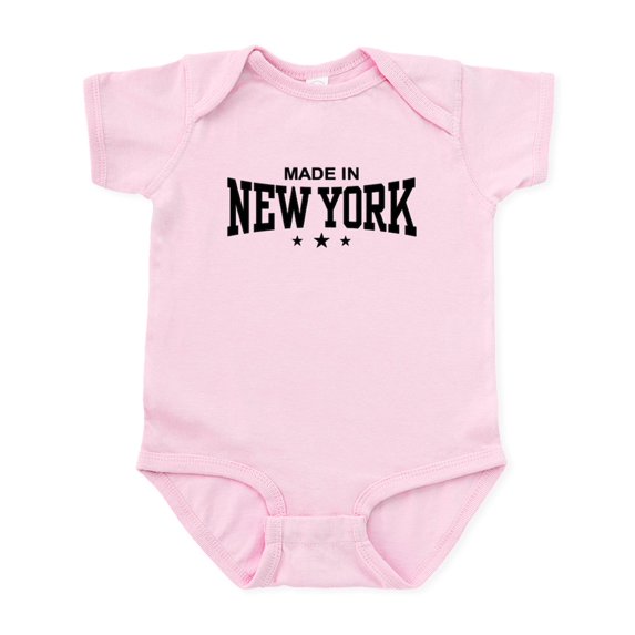 CafePress - Made In New York Infant Bodysuit - Baby Light Bodysuit, Size Newborn - 24 Months