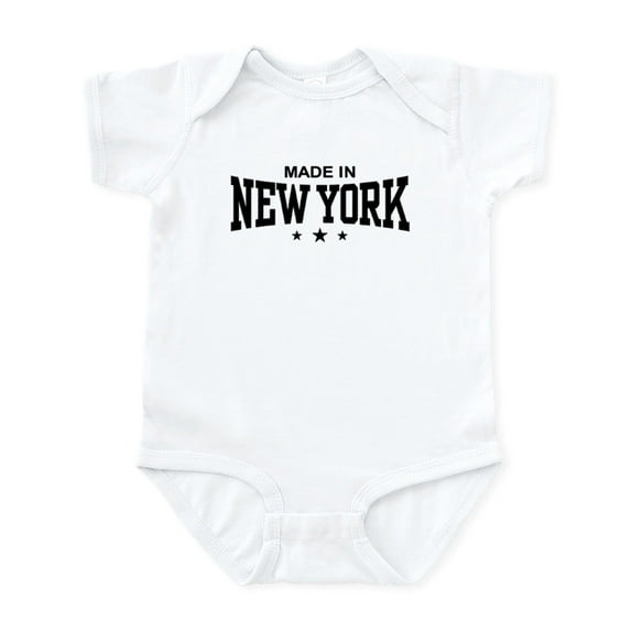 CafePress - Made In New York Infant Bodysuit - Baby Light Bodysuit, Size Newborn - 24 Months