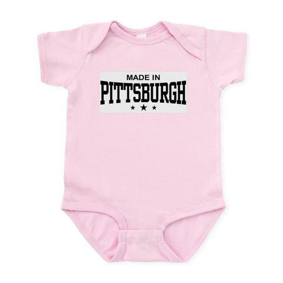 CafePress - Made In Pittsburgh Infant Bodysuit - Baby Light Bodysuit, Size Newborn - 24 Months