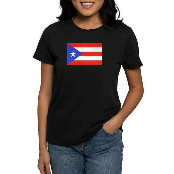 CafePress - Made In Puerto Rico Women's Dark T Shirt - Women's Traditional Fit Dark T-Shirt