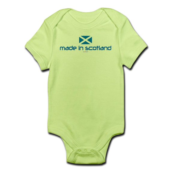 CafePress - Made In Scotland... Infant Creeper - Baby Light Bodysuit