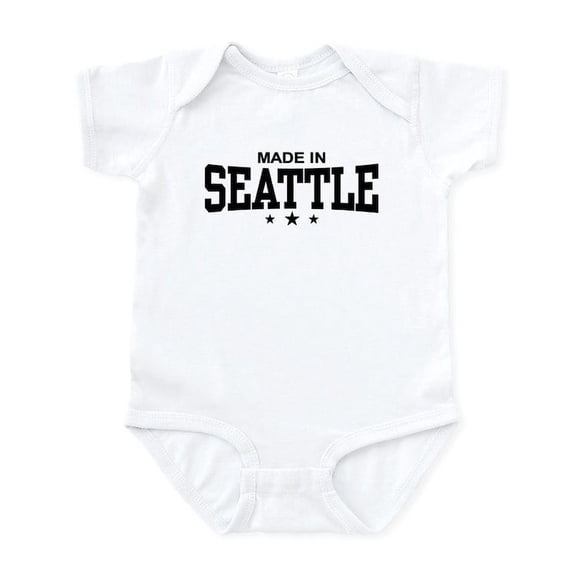 CafePress - Made In Seattle Infant Bodysuit - Baby Light Bodysuit, Size Newborn - 24 Months