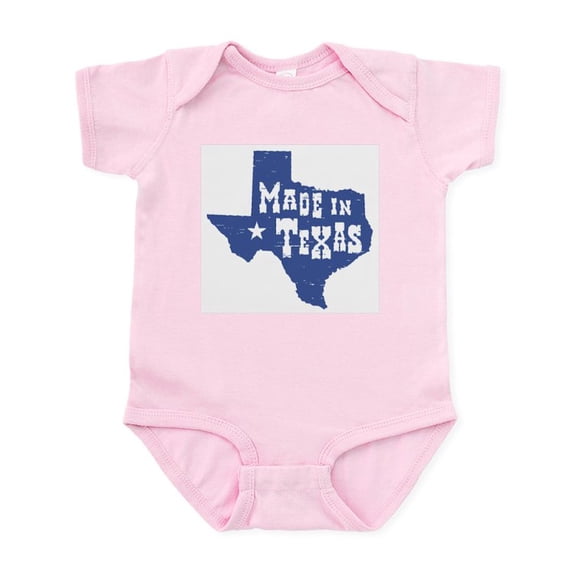 CafePress - Made In Texas Infant Bodysuit - Baby Light Bodysuit, Size Newborn - 24 Months