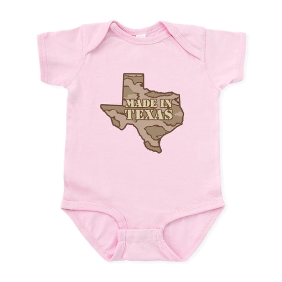 CafePress - Made In Texas Infant Bodysuit - Baby Light Bodysuit, Size Newborn - 24 Months